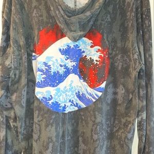 Tokyo Style Slim Long Sleeve Hooded Tee